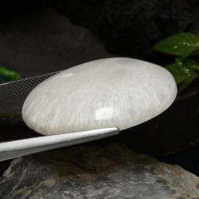 Scolecite Gemstone in 31.7 x 22.8 mm Size for Sale, Scolecite Stone in White Color