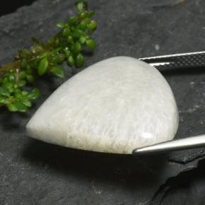 Scolecite Gemstone in 23.8 x 23.5 mm Size for Sale, Scolecite Stone in White Color