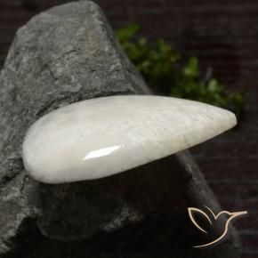Scolecite Gemstone in 34.9 x 23.1 mm Size for Sale, Scolecite Stone in Cream White Color
