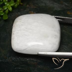 Scolecite Gemstone in 23.2 x 23 mm Size for Sale, Scolecite Stone in Light White Color