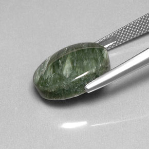 Seraphinite Gemstone in 16 x 12 mm (calibrated) Size for Sale, Seraphinite Stone in Green Color