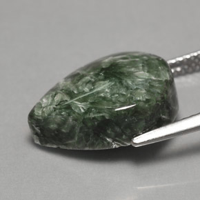 Seraphinite Gemstone in 16 x 12 mm (calibrated) Size for Sale, Seraphinite Stone in Green Color