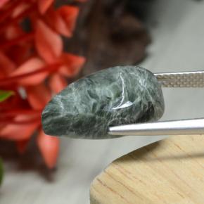 Seraphinite Gemstone in 16 x 12 mm (calibrated) Size for Sale, Seraphinite Stone in Green Color
