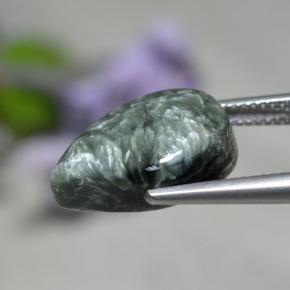 Seraphinite Gemstone in 16 x 12 mm (calibrated) Size for Sale, Seraphinite Stone in Green Color
