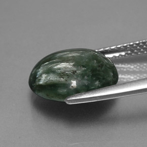 Seraphinite Gemstone in 12 mm (calibrated) Size for Sale, Seraphinite Stone in Green Color