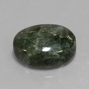 9.33 ct Green Seraphinite Stone, Natural Seraphinite in Oval Cabochon Shape for Sale
