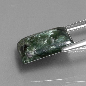 Seraphinite Gemstone in 11.5 x 8.7 mm Size for Sale, Seraphinite Stone in Green Color