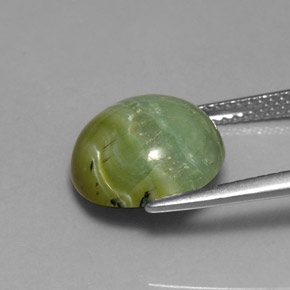 Serpentine Gemstone in 12 mm (calibrated) Size for Sale, Serpentine Stone in Yellowish Green Color