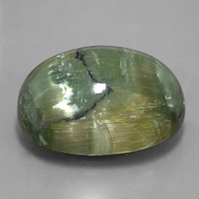 42.76 ct Green Serpentine Stone, Natural Serpentine in Oval Cabochon Shape for Sale
