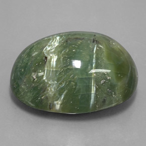 42.50 ct Green Serpentine Stone, Natural Serpentine in Oval Cabochon Shape for Sale