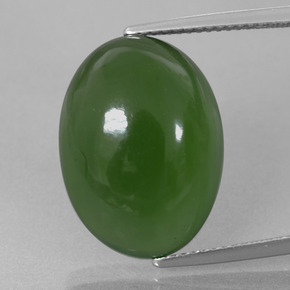 16ct Oval Cabochon Green Serpentine Gem for sale 16ct Oval Cabochon Green Serpentine Gem (ID: 396136)
