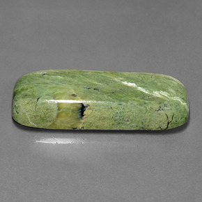 39.11 ct Green Serpentine Stone, Natural Serpentine in Cushion Cabochon Shape for Sale