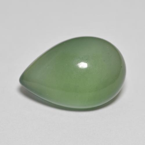 8.8ct Pear Cabochon Green Serpentine Gem for sale 8.8ct Pear Cabochon Green Serpentine Gem (ID: 469474)