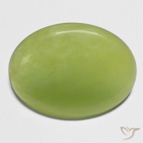 32.01ct Natural Dark Green Serpentine, Oval, Translucent