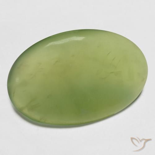 13.23ct Natural Lime Green Serpentine, Oval, Translucent