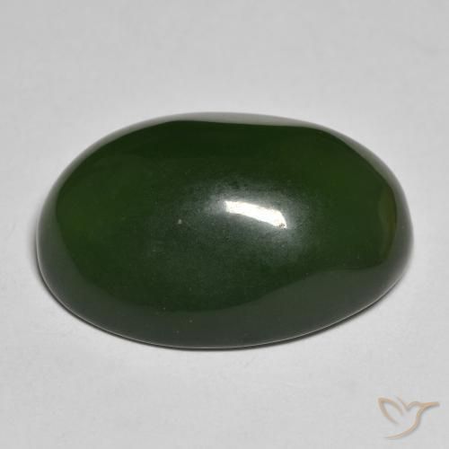 28.85ct Natural Seaweed Green Serpentine, Oval, Translucent 28.85ct Natural Seaweed Green Serpentine, Oval, Translucent