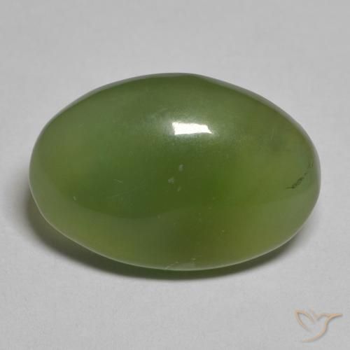 Serpentinite 17,3 x 11,8mm verde Ovale cabochon dagli Stati Uniti, peso di 7,92 ct, gemma naturale non trattati in purezza Translucent, 1 pezzo Serpentinite - Colore: Verde scuro, durezza Mohs di 2,5 - 5,5, Photo A