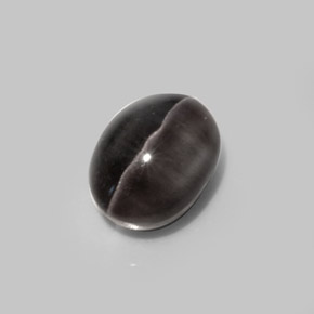 5.20 ct Brown Sillimanite Cat's Eye Stone, Natural Sillimanite Cat's Eye in Oval Cabochon Shape for Sale