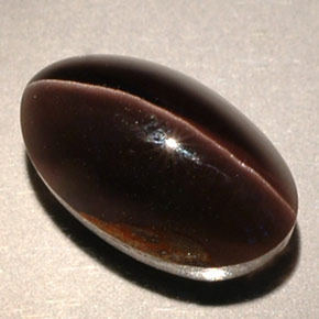 Sillimanite Cat's Eye Gemstone in 11.2 x 6.8 mm Size for Sale, Sillimanite Cat's Eye Stone in Brown Color