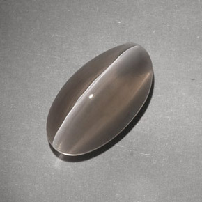 Sillimanite Cat's Eye Gemstone in 14.8 x 8.2 mm Size for Sale, Sillimanite Cat's Eye Stone in Brown Color