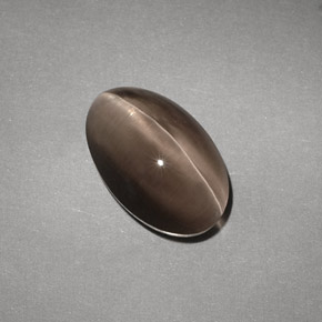 Sillimanite Cat's Eye Gemstone in 12.1 x 7.7 mm Size for Sale, Sillimanite Cat's Eye Stone in Brown Color
