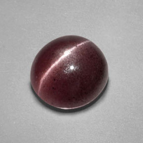 2.55 ct Brown Sillimanite Cat's Eye Gemstone, Sillimanite Cat's Eye Gem in Oval Cabochon Shape for Sale.