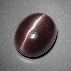 Sillimanite Cat's Eye Gemstone in 10.5 x 8.7 mm Size for Sale, Sillimanite Cat's Eye Stone in Chocolate Brown Color