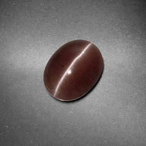 Sillimanite Cat's Eye Gemstone in 9 x 7 mm (calibrated) Size for Sale, Sillimanite Cat's Eye Stone in Brown Color