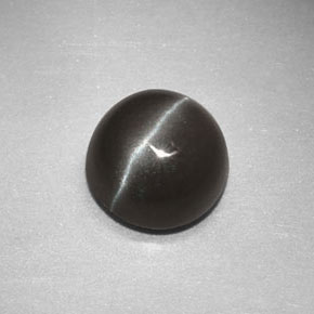 2.68 ct Brown Sillimanite Cat's Eye Stone, Natural Sillimanite Cat's Eye in Round Cabochon Shape for Sale