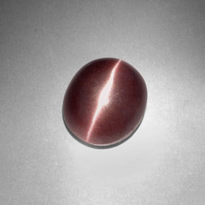 3.29 ct Brown Sillimanite Cat's Eye Gemstone, Sillimanite Cat's Eye Gem in Oval Cabochon Shape for Sale.