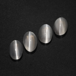 3.64 ctw Brown Sillimanite Cat's Eye Stones, Natural Sillimanite Cat's Eye in Oval Cabochon Shape for Sale