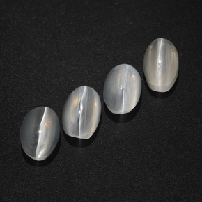 5.00 ct Smoky Sillimanite Cat's Eye Stone, Natural Sillimanite Cat's Eye in Oval Cabochon Shape for Sale