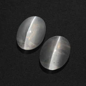 2.79 ct Smoky Sillimanite Cat's Eye Gemstone, Sillimanite Cat's Eye Gem in Oval Cabochon Shape for Sale.
