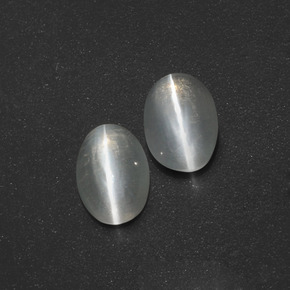 1.74 ct Smoky Sillimanite Cat's Eye Stone, Natural Sillimanite Cat's Eye in Oval Cabochon Shape for Sale