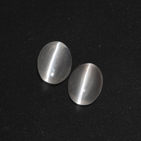 1.69 ct Smoky Sillimanite Cat's Eye Gemstone, Sillimanite Cat's Eye Gem in Oval Cabochon Shape for Sale.