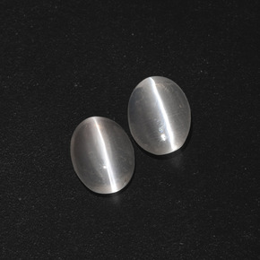1.69 ct Smoky Sillimanite Cat's Eye Stone, Natural Sillimanite Cat's Eye in Oval Cabochon Shape for Sale