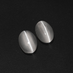 2.78 ct Smoky Sillimanite Cat's Eye Stone, Natural Sillimanite Cat's Eye in Oval Cabochon Shape for Sale