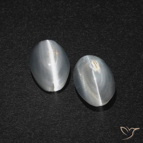 2.47 ct Oval Sillimanite Cat's Eye, 7.3 x 4.9 mm From Madagascar, Photo A