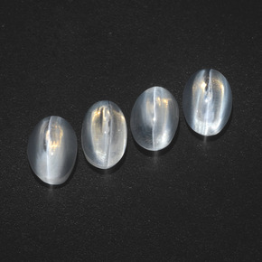4.50 ctw Brown Sillimanite Cat's Eye Stones, Natural Sillimanite Cat's Eye in Oval Cabochon Shape for Sale