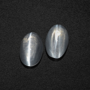 2.01 ct Smoky Sillimanite Cat's Eye Stone, Natural Sillimanite Cat's Eye in Oval Cabochon Shape for Sale