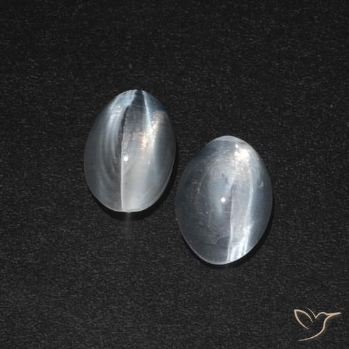 2.46 ct Oval Sillimanite Cat's Eye, 7.3 x 5.2 mm From Madagascar, Photo A