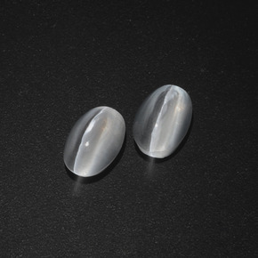 1.72 ct Gray Sillimanite Cat's Eye Stone, Natural Sillimanite Cat's Eye in Oval Cabochon Shape for Sale