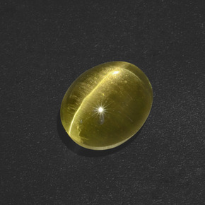 2.32 ct Brown Sillimanite Cat's Eye Stone, Natural Sillimanite Cat's Eye in Oval Cabochon Shape for Sale