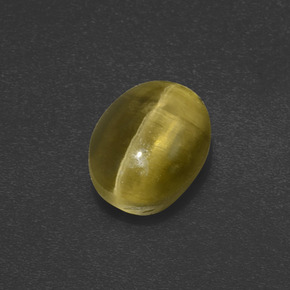 2.39 ct Brown Sillimanite Cat's Eye Stone, Natural Sillimanite Cat's Eye in Oval Cabochon Shape for Sale