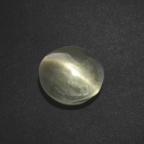 2.73 ct Brown Sillimanite Cat's Eye Gemstone, Sillimanite Cat's Eye Gem in Round Cabochon Shape for Sale.