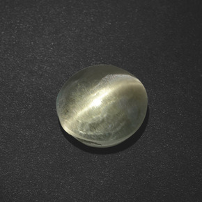 2.73 ct Brown Sillimanite Cat's Eye Stone, Natural Sillimanite Cat's Eye in Round Cabochon Shape for Sale