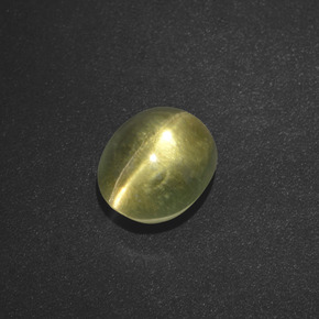 1.78 ct Brown Sillimanite Cat's Eye Stone, Natural Sillimanite Cat's Eye in Oval Cabochon Shape for Sale
