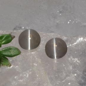 1.15 ctw Gray Sillimanite Cat's Eye Stones, Natural Sillimanite Cat's Eye in Oval Cabochon Shape for Sale