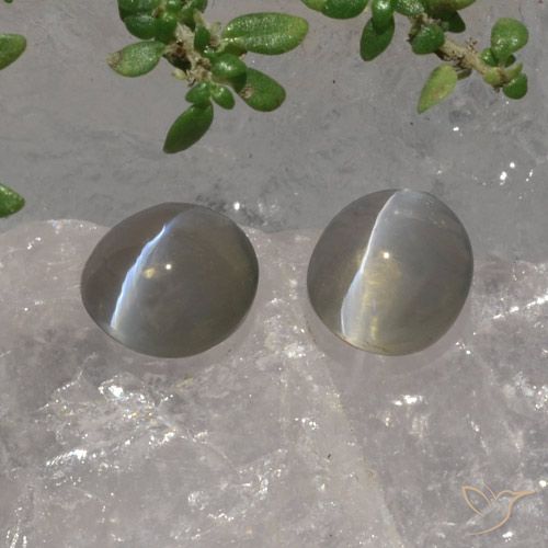 3.07 ct Oval Sillimanite Cat's Eye, 6.9 x 6.7 mm From Madagascar, Photo A