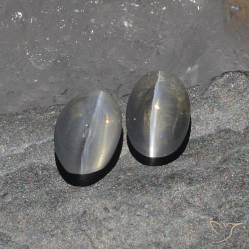 1.97 ct Oval Sillimanite Cat's Eye, 6.6 x 4.6 mm From Madagascar, Photo A